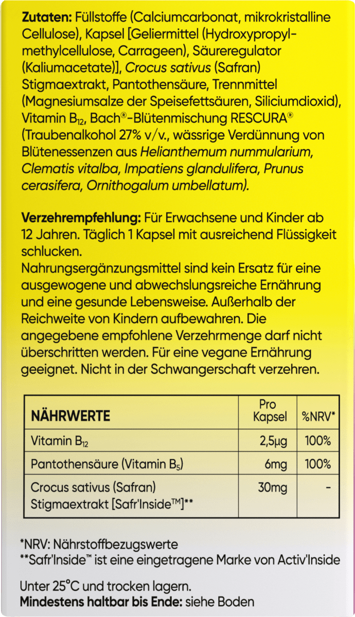 Balance & Positivität Bachblüten Kapseln, 30 St