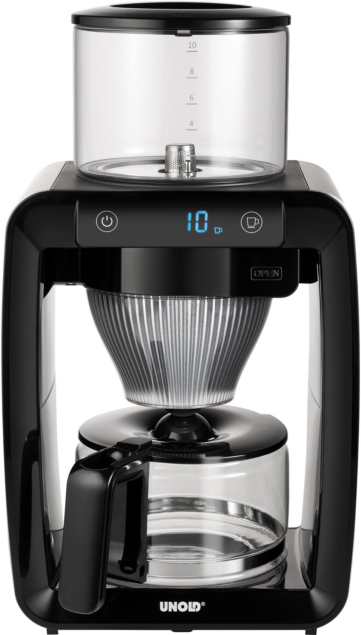 Unold Filterkaffeemaschine KAFFEEAUTOMAT Aroma Star 28435, 1,25l Kaffeekanne, Papierfilter 1x4