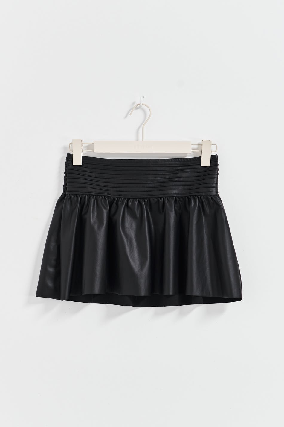 Y low waist pu skirt