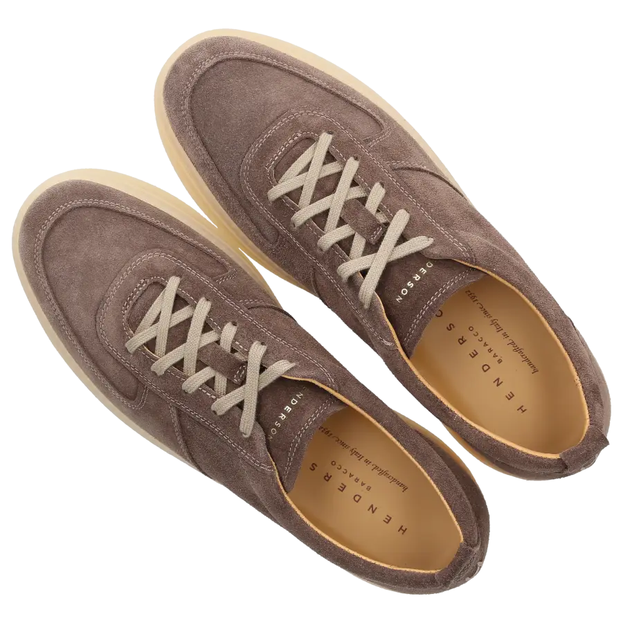 Henderson - Sneaker low LEVANTE Veloursleder - braun