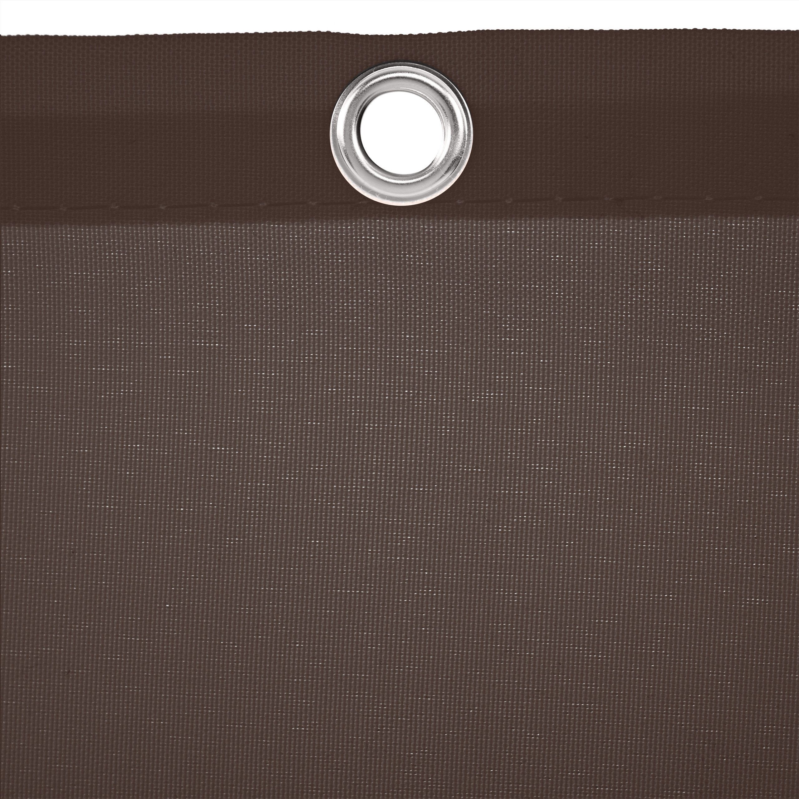 relaxdays Sonnensegel Rechteckiges Sonnensegel braun, 2 x 3 m