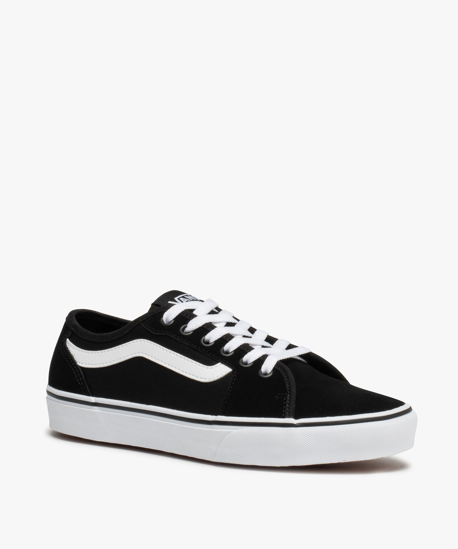 Baskets homme skateshoes dessus cuir – Vans Filmore noir | GEMO