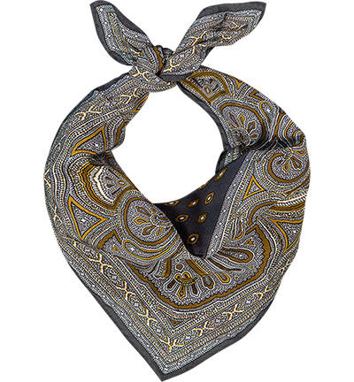 Eagle, Bandana, Seide, graphit-messing
