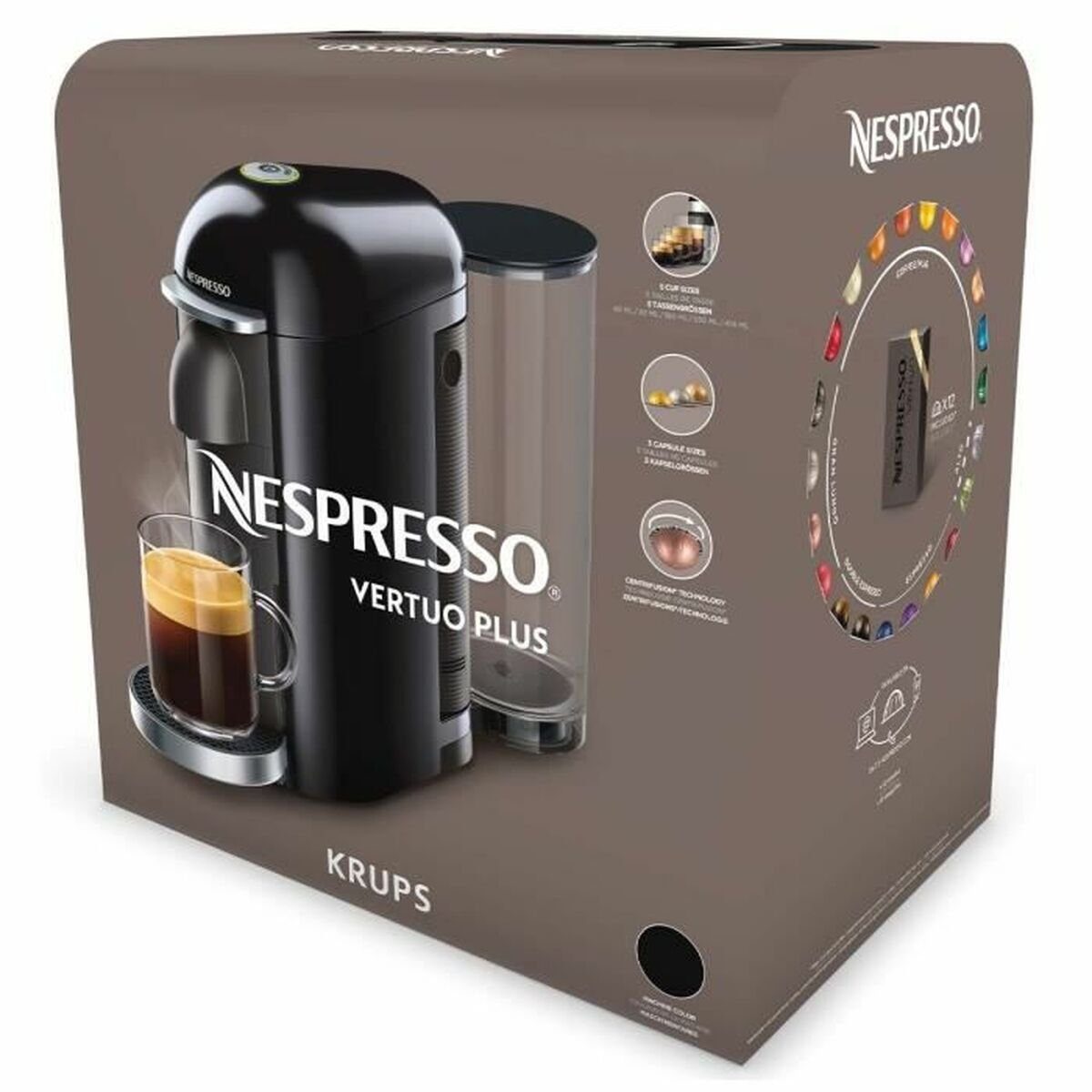 Krups Kapselmaschine Kapsel-Kaffeemaschine Krups YY3916FD 1,2 L 1260 W