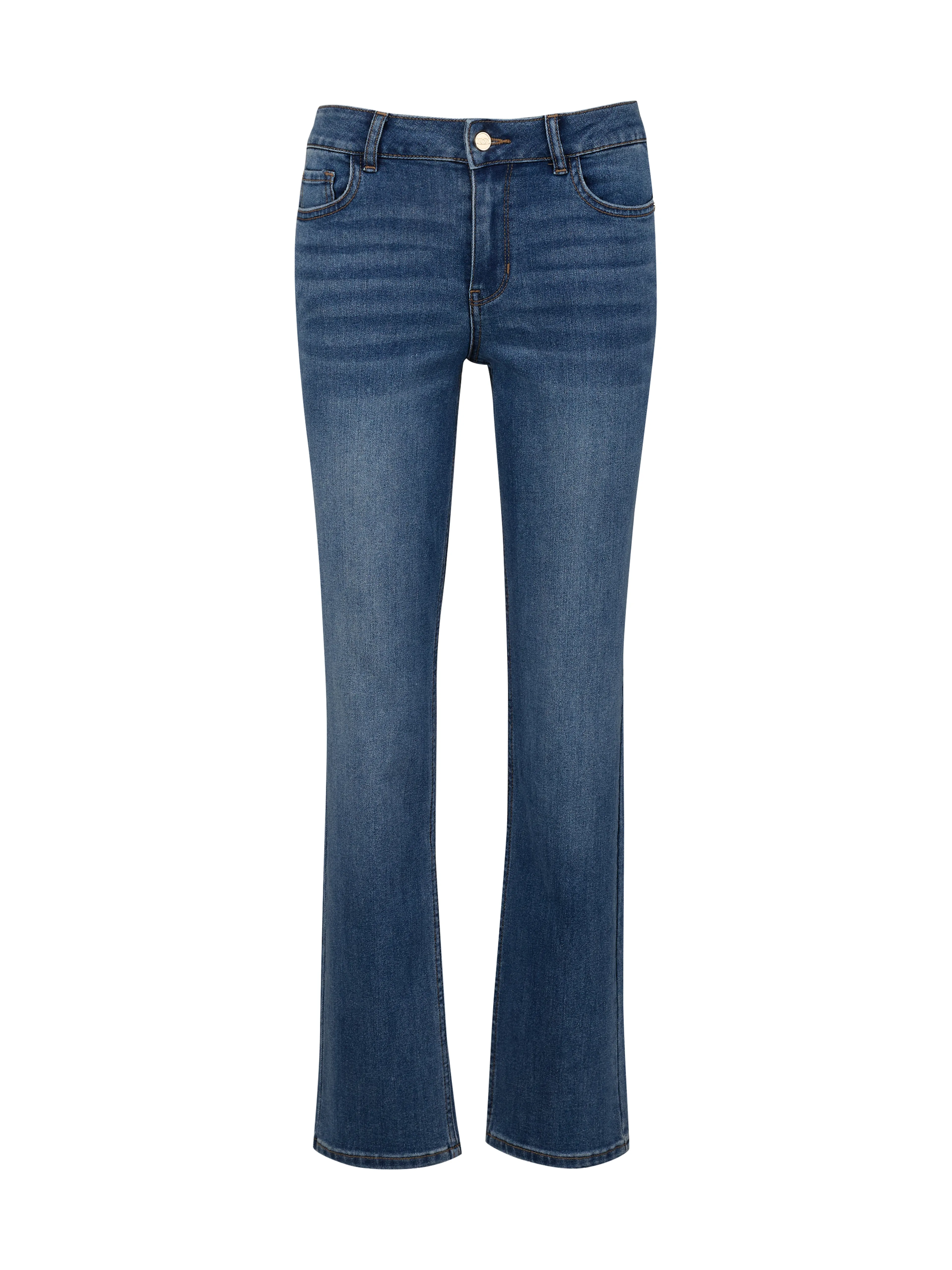 Blaue Straight Jeans Damen ORSAY