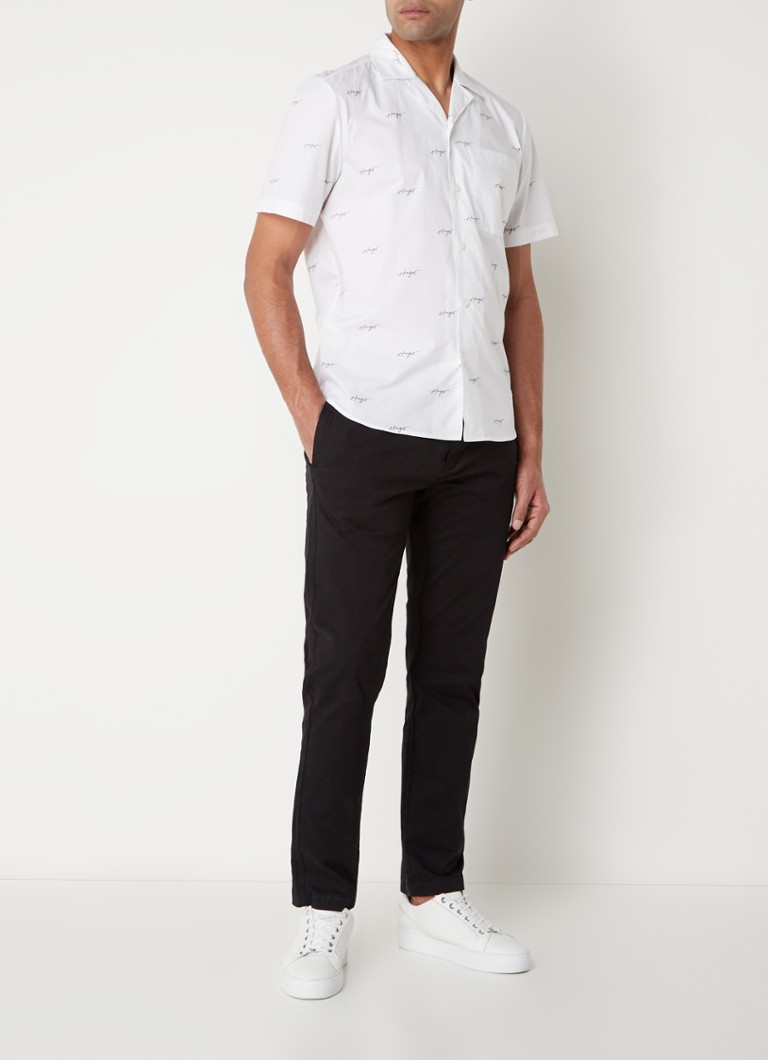 Pantaloni chino HUGO BOSS David Slim Fit cu talpă elastică