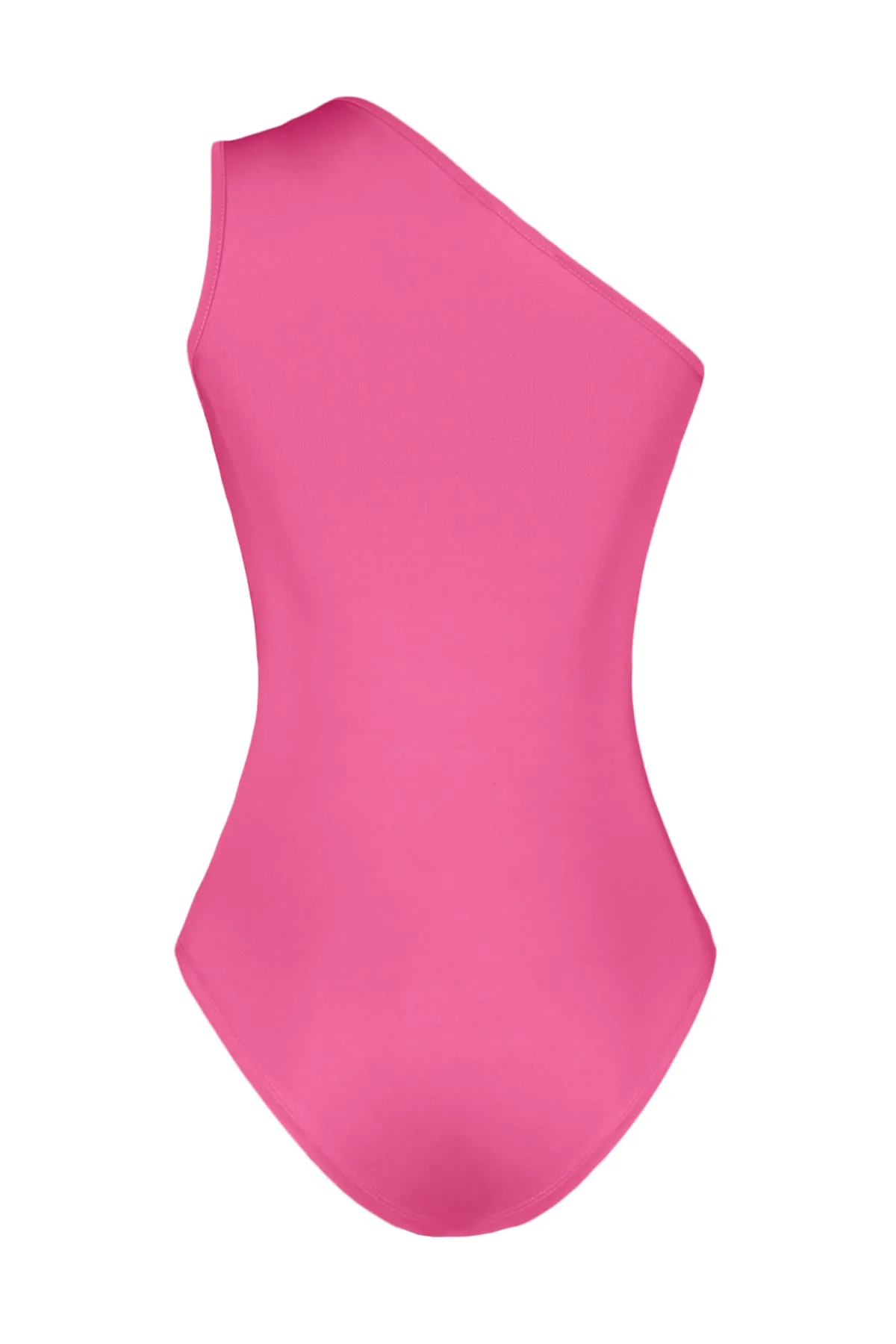 Trendyol Collection  Rosa, asymmetrischer Kragen, Cut-Out, Stretch-Strickbody mit Druckknöpfen TWOSS23BD00014