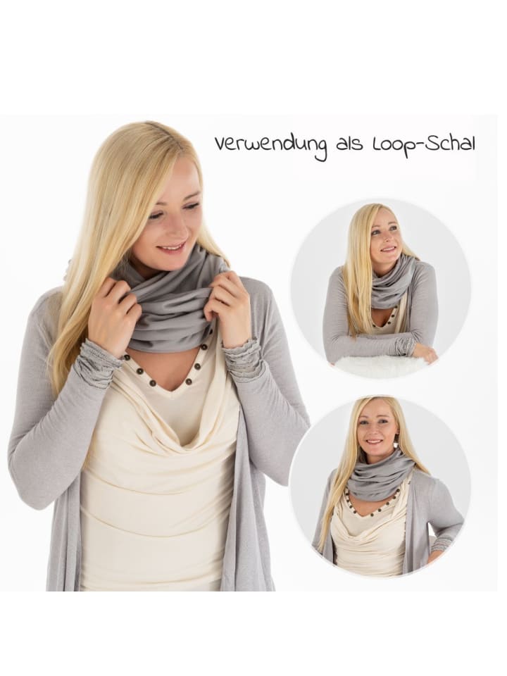 LaLoona Stillschal / Stilltuch / Sichtschutz beim Stillen - in grau günstig kaufen onesize