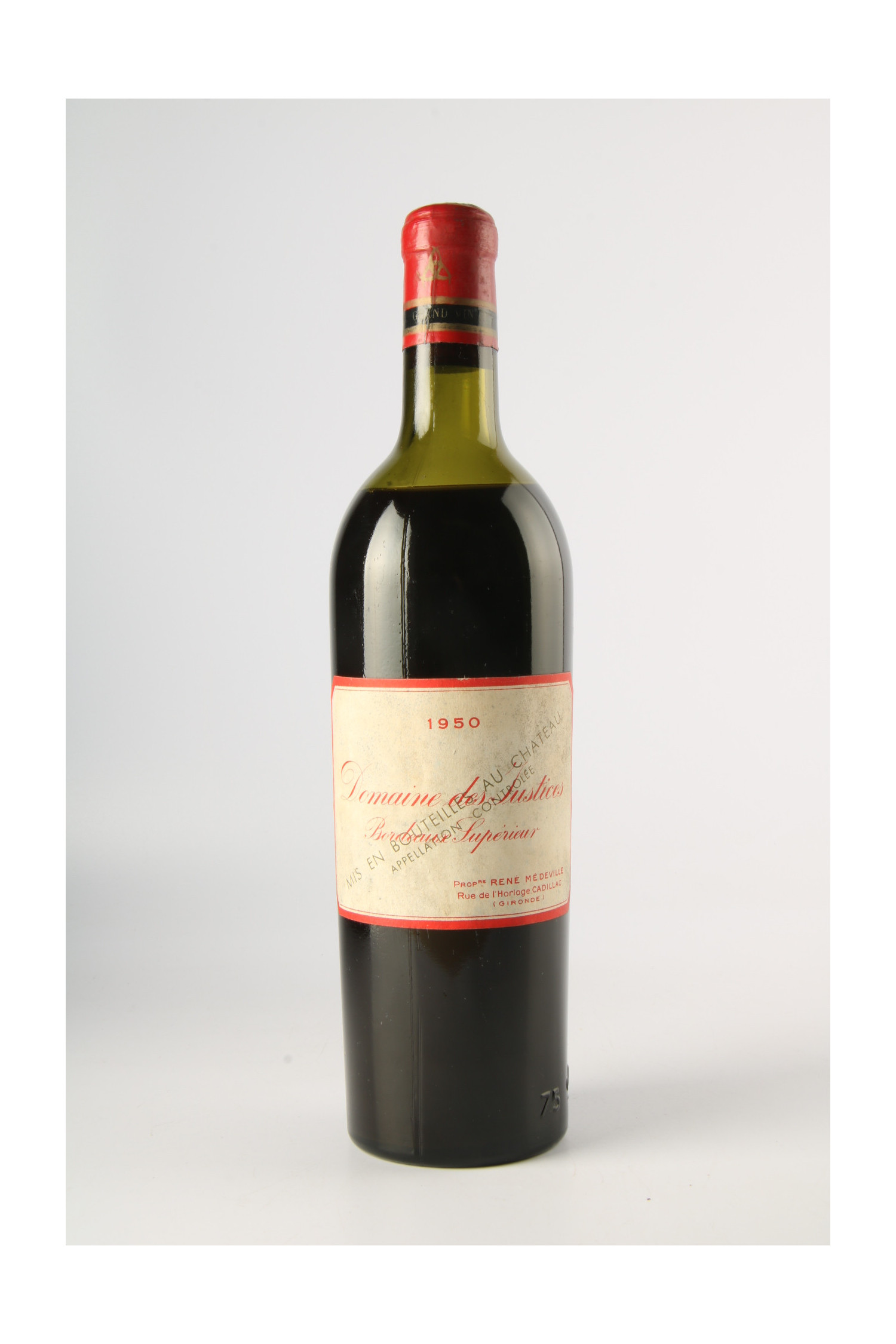 Domaine Des Justices 1950, Bordeaux supérieur