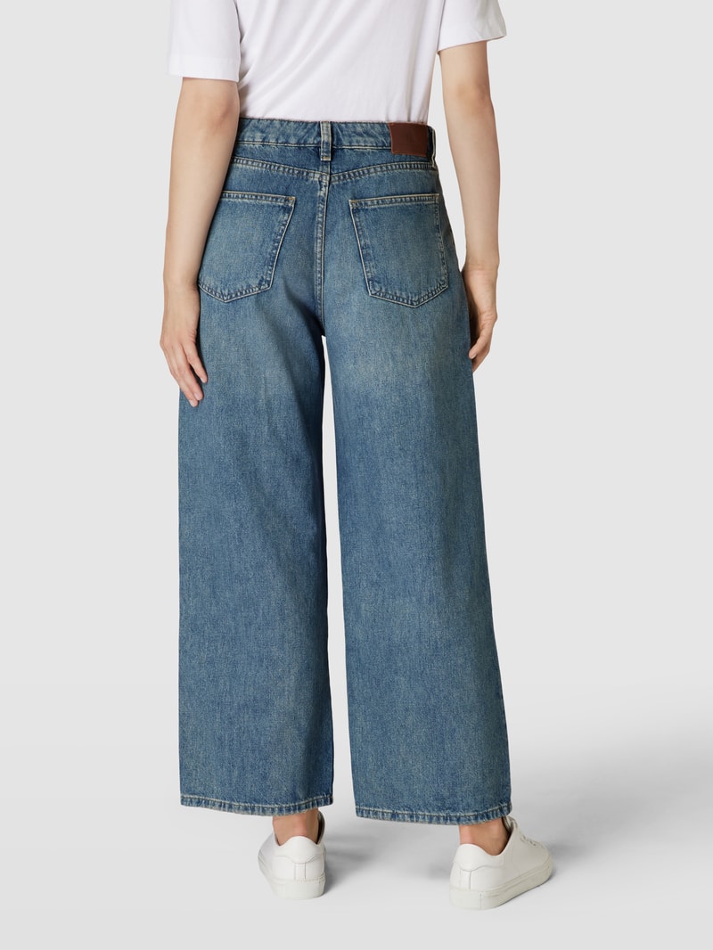 Jeans-Culotte aus reiner Baumwolle in jeans