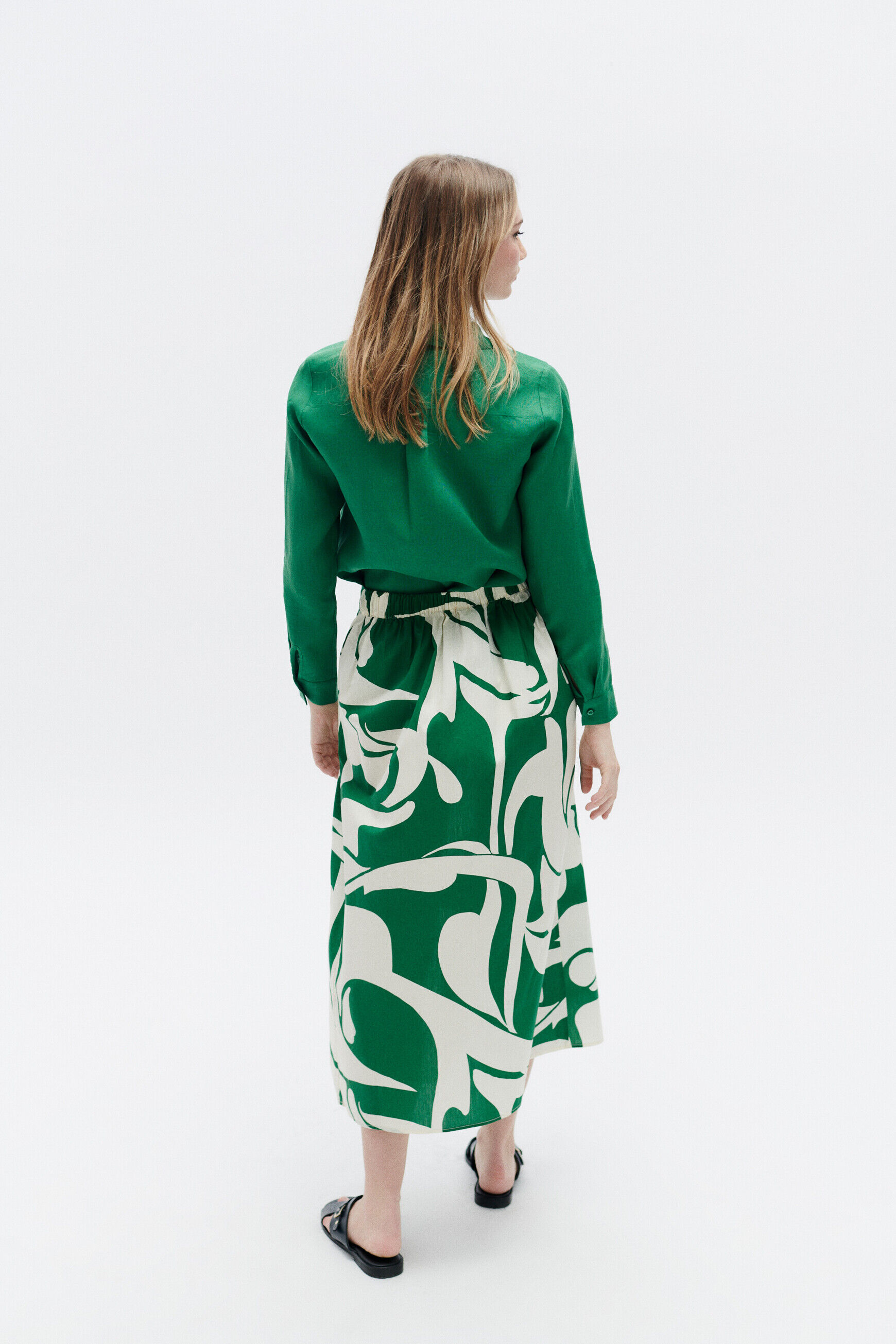 Jupe janalica vert menthe femme