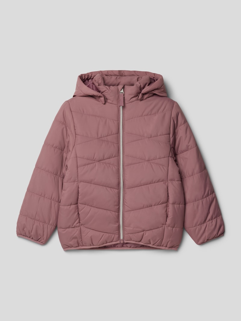 Steppjacke mit Eingrifftaschen Modell 'LIGHT MEMPHIS' in rosé