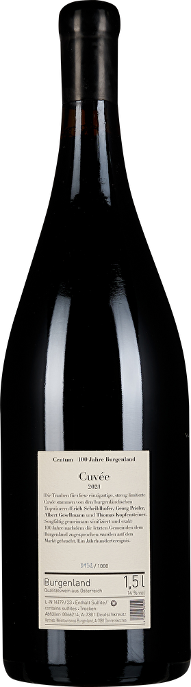 Burgenland Centum – Jahrhundertwein Magnum 2021 in Holzkiste