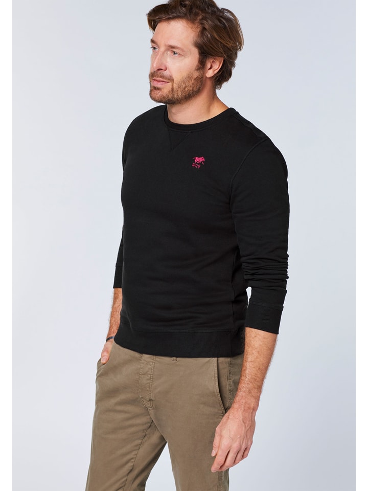 Polo Sylt Sweatshirt in Schwarz günstig kaufen