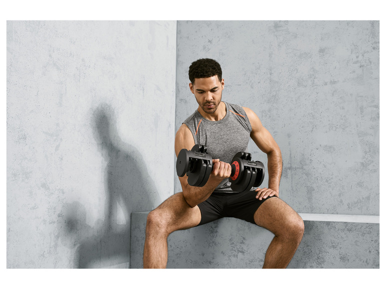 CRIVIT Kurzhantel verstellbar bis 25 kg