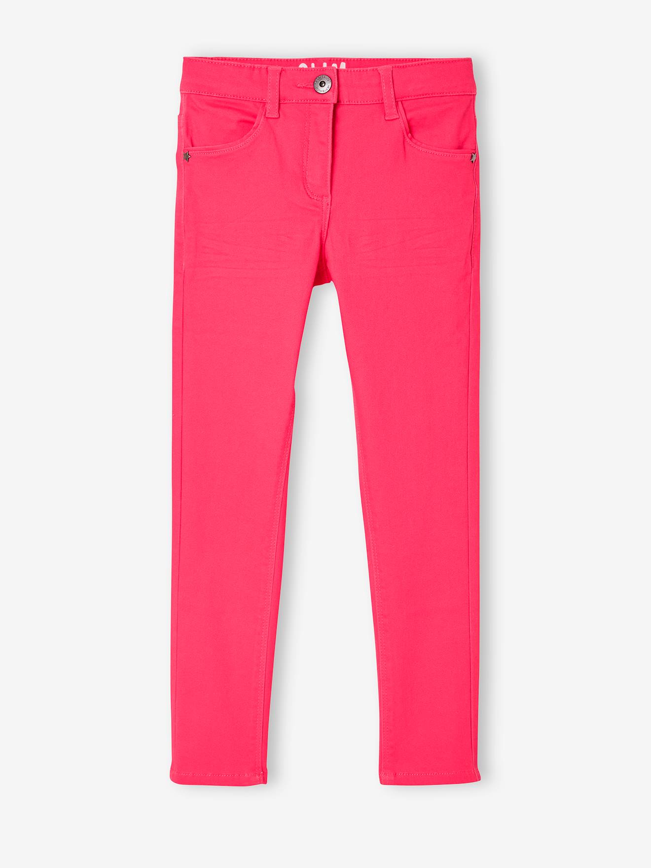 Pantalon slim Morphologik fille tour de hanches FIN vert
