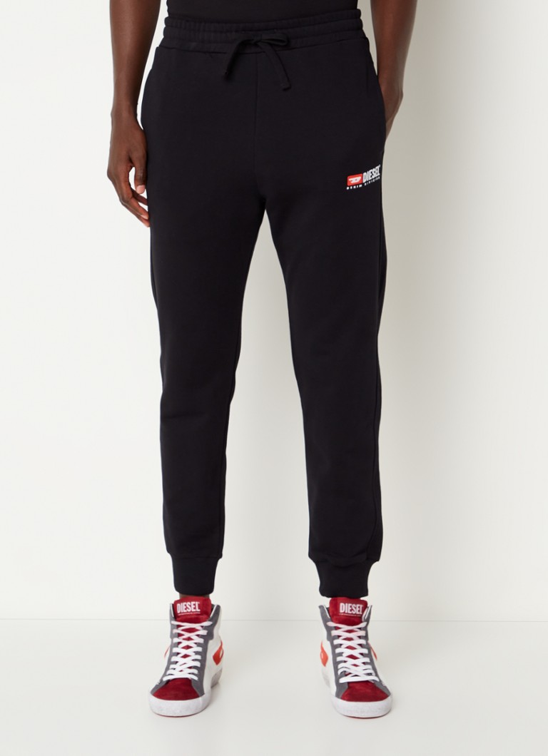 Pantaloni de trening Diesel P-Tary Tapered cu logo brodat