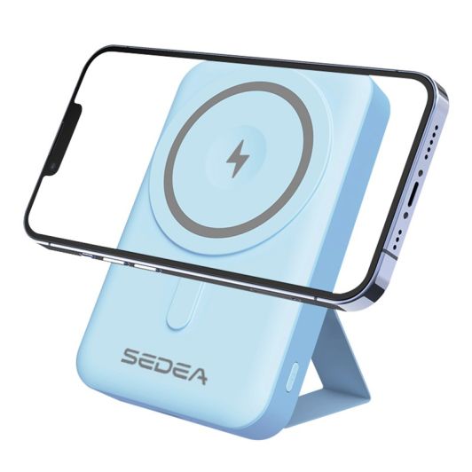 Baterie externă MagSafe 10.000 mAh cu inducție - Albastră