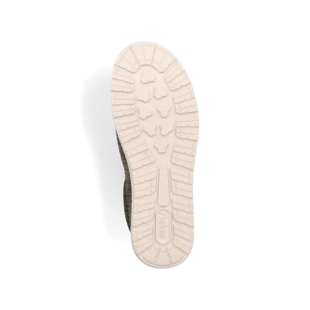 Rieker Herren Slipper grüngrau