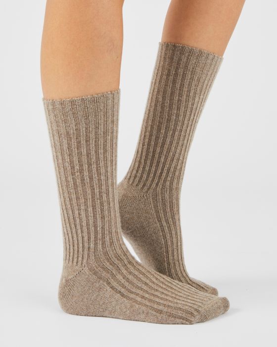 Chaussettes maille côtelée chaude et épaisse Thermolactyl