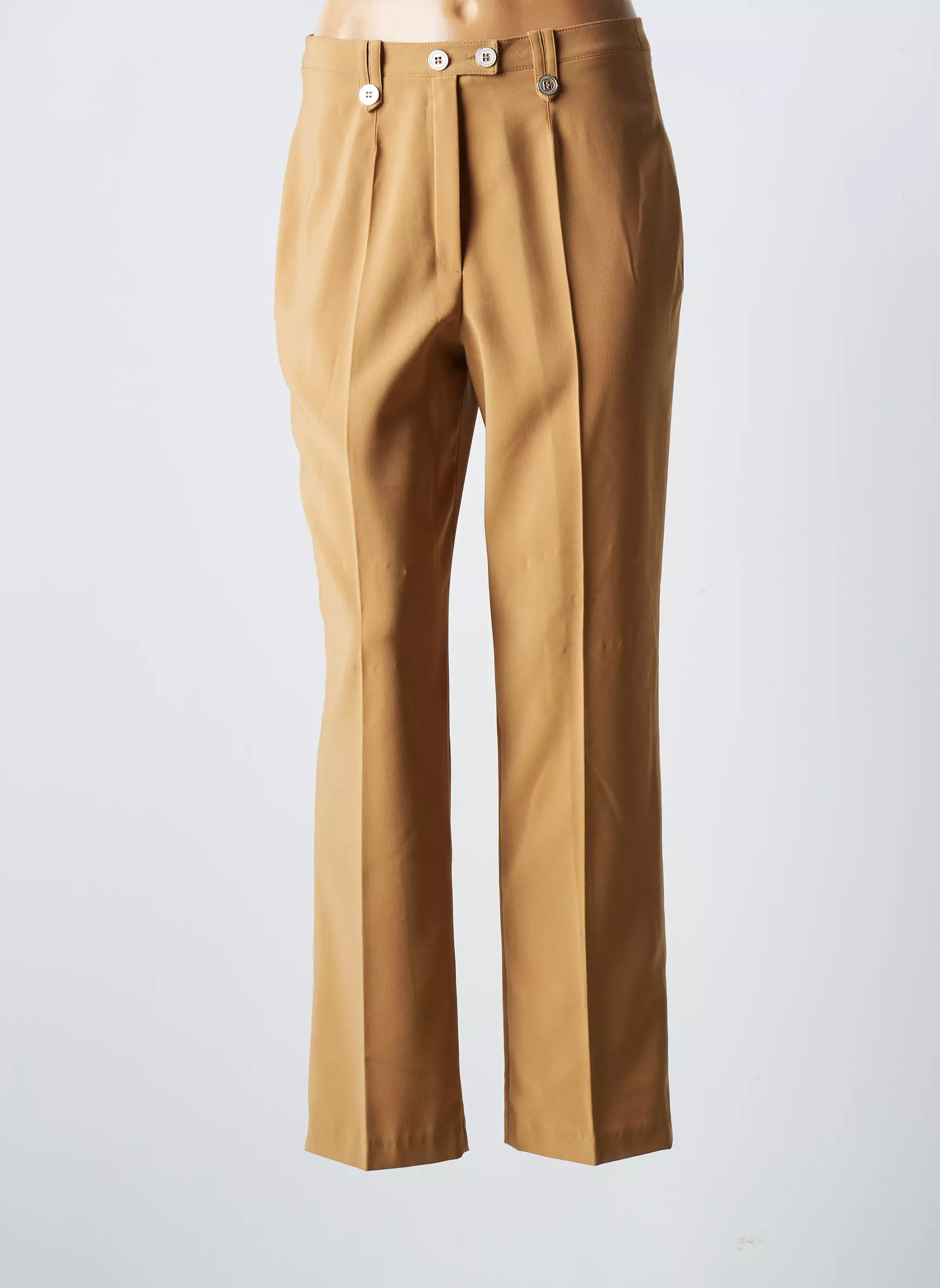 Jumfil Pantalons Droits Femme couleur marron