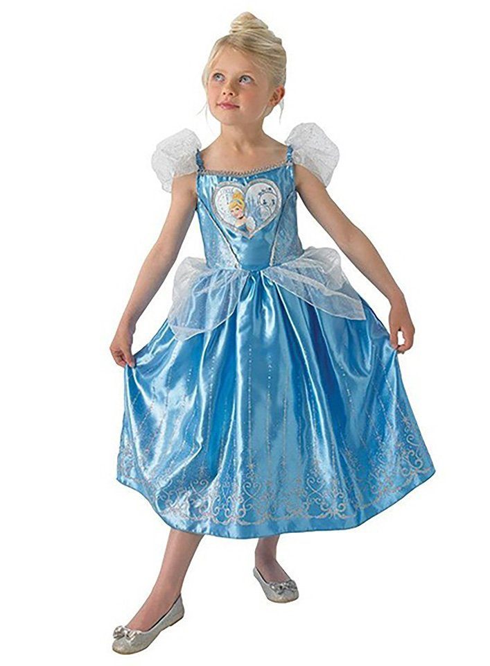 Rubie´s Kostüm Cinderella Loveheart Kostüm für Kinder, Klassische Märchenprinzessin aus dem  Universum
