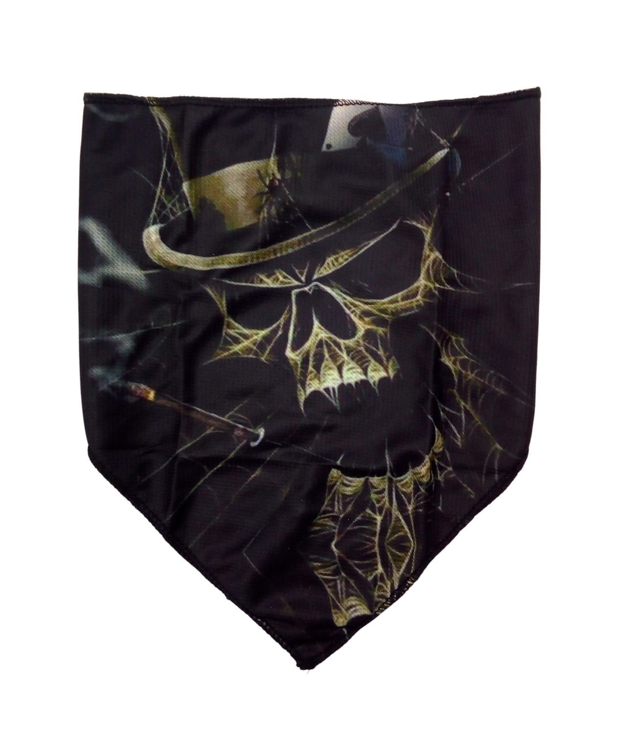 BURI Multifunktionstuch Multifunktionstuch Totenkopf Halstuch Mundtuch Dreieckstuch Kopftuch