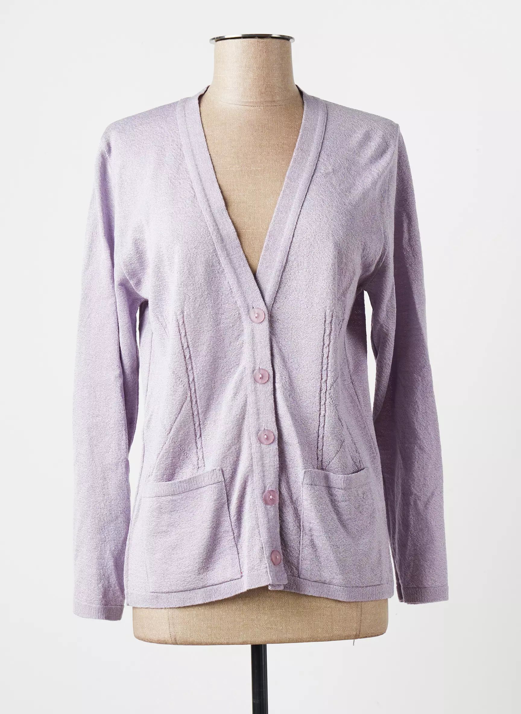Las Cabrillas Cardigans Femme couleur violet