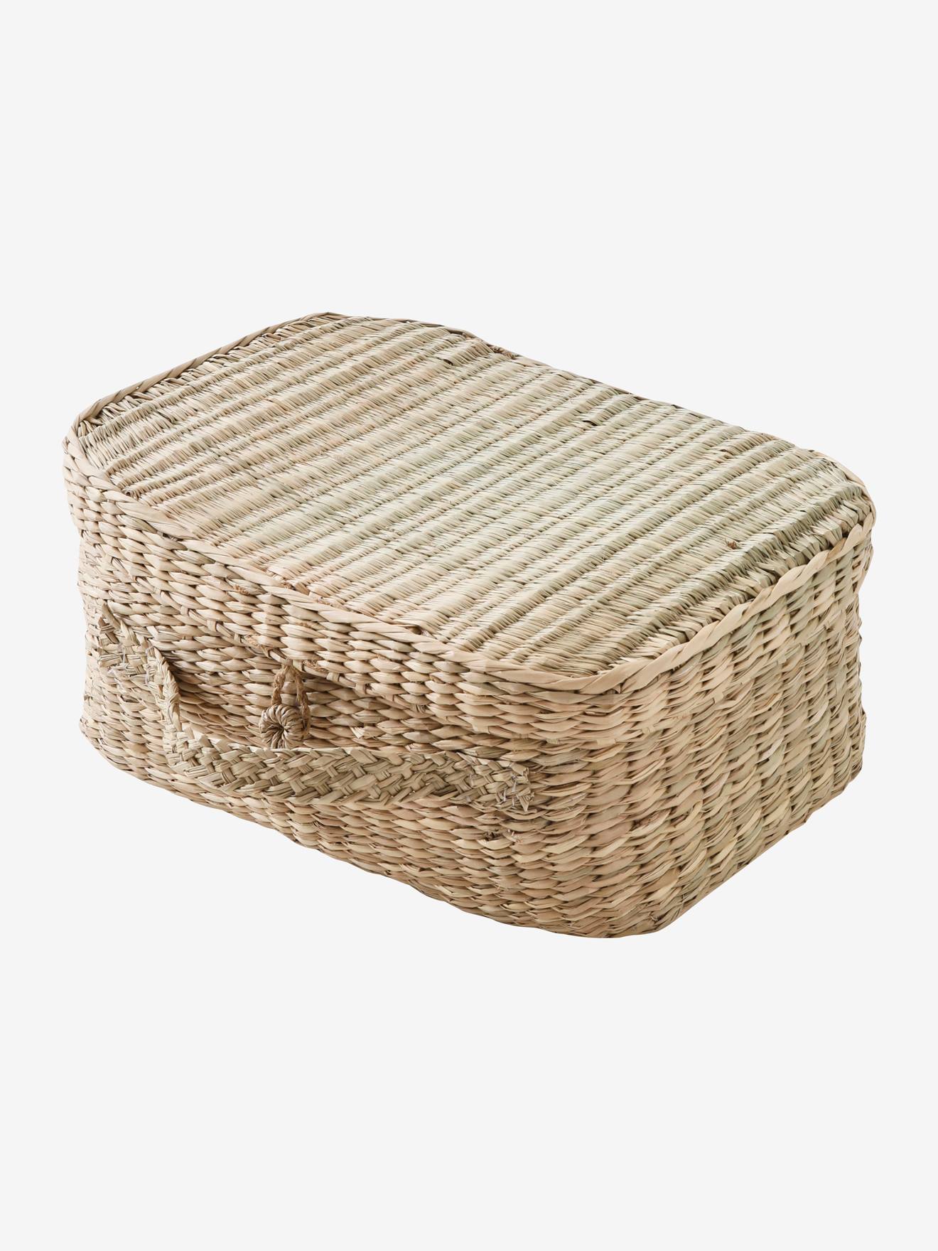 Valisette déco en herbier beige