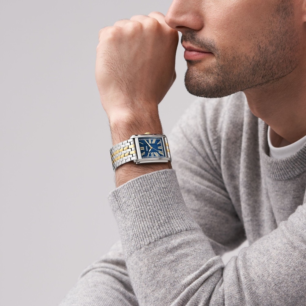Fossil Montre pour hommes Acier inoxydable Montre