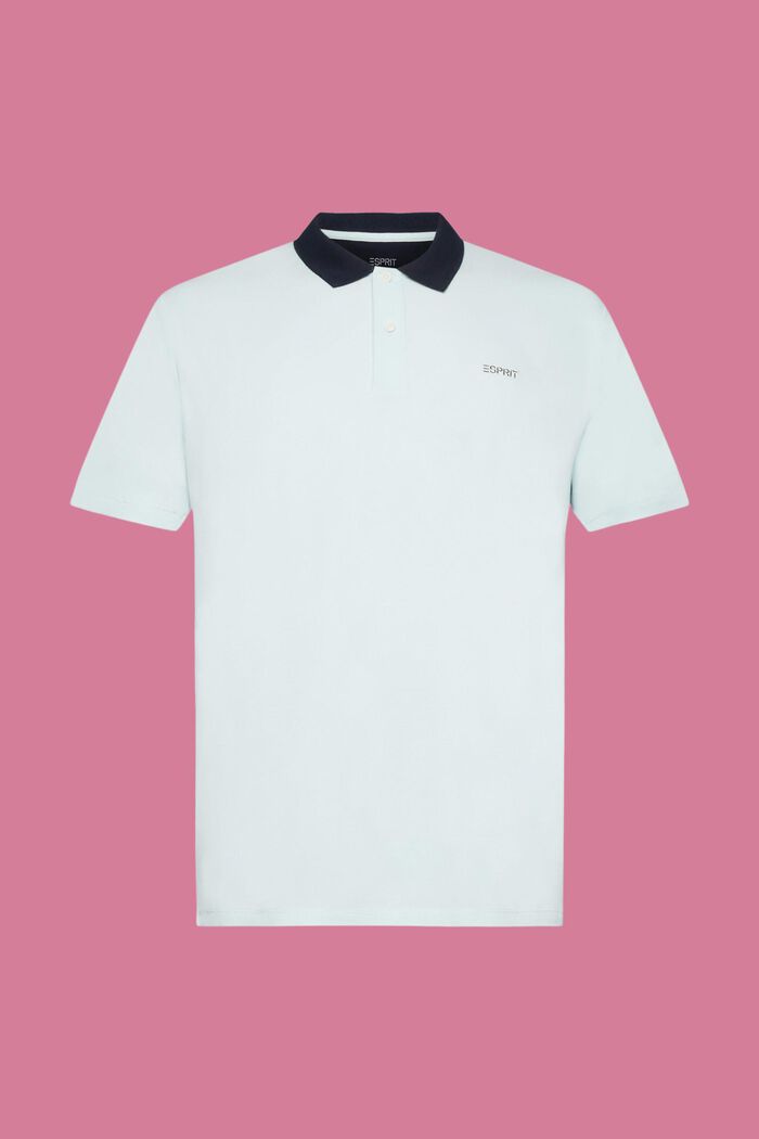 Zweifarbiges Poloshirt