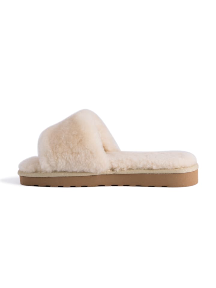 Aus Wooli Slipper Rosebay in Tan günstig kaufen 41