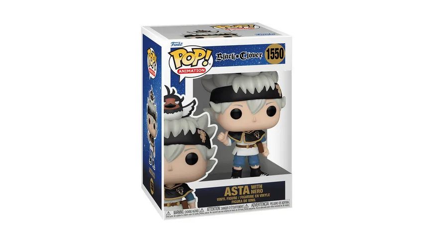 Funko - POP! - Black Clover - Asta With Nero Vinyl