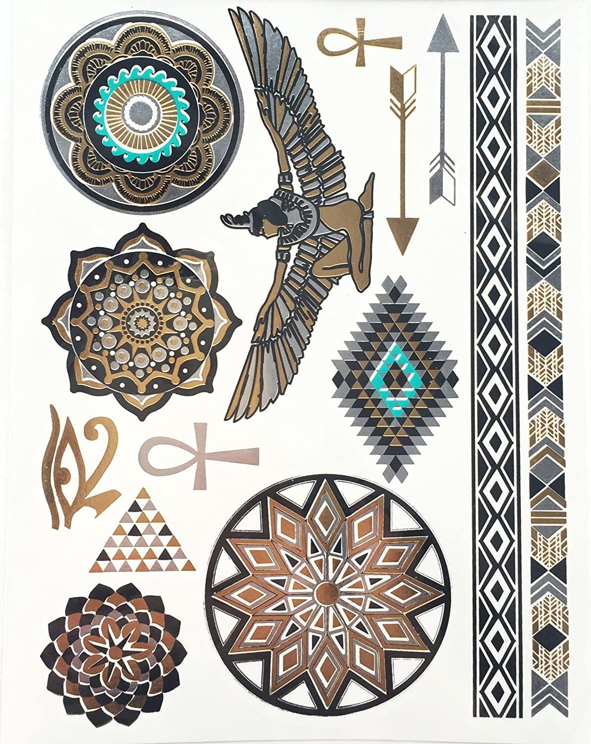 LK Trend & Style Schmuck-Tattoo Gold-Tattoo Die moderne Art von Modeschmuck