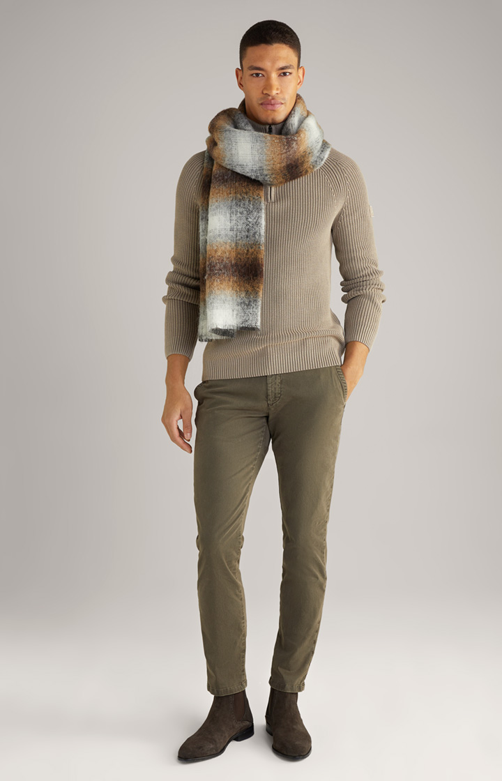 Baumwoll-Pullover Henricus in Beige