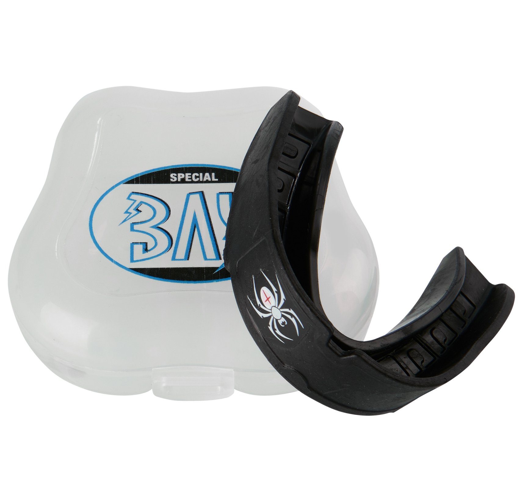 BAY-Sports Zahnschutz Spinne Zahnschützer Mundschutz Sport Kampfsport, Boxen, MMA, Mauy Thai, Hockey, Ballsport, Einfache Anpassung, Deutsche Anleitung