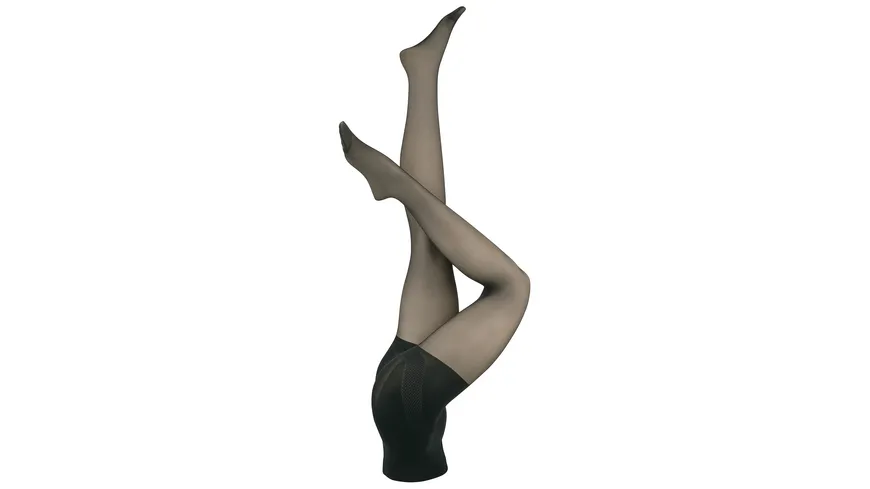NUR DIE Damen figurformende Feinstrumpfhose Goodbye Laufmaschen 20 DEN schwarz