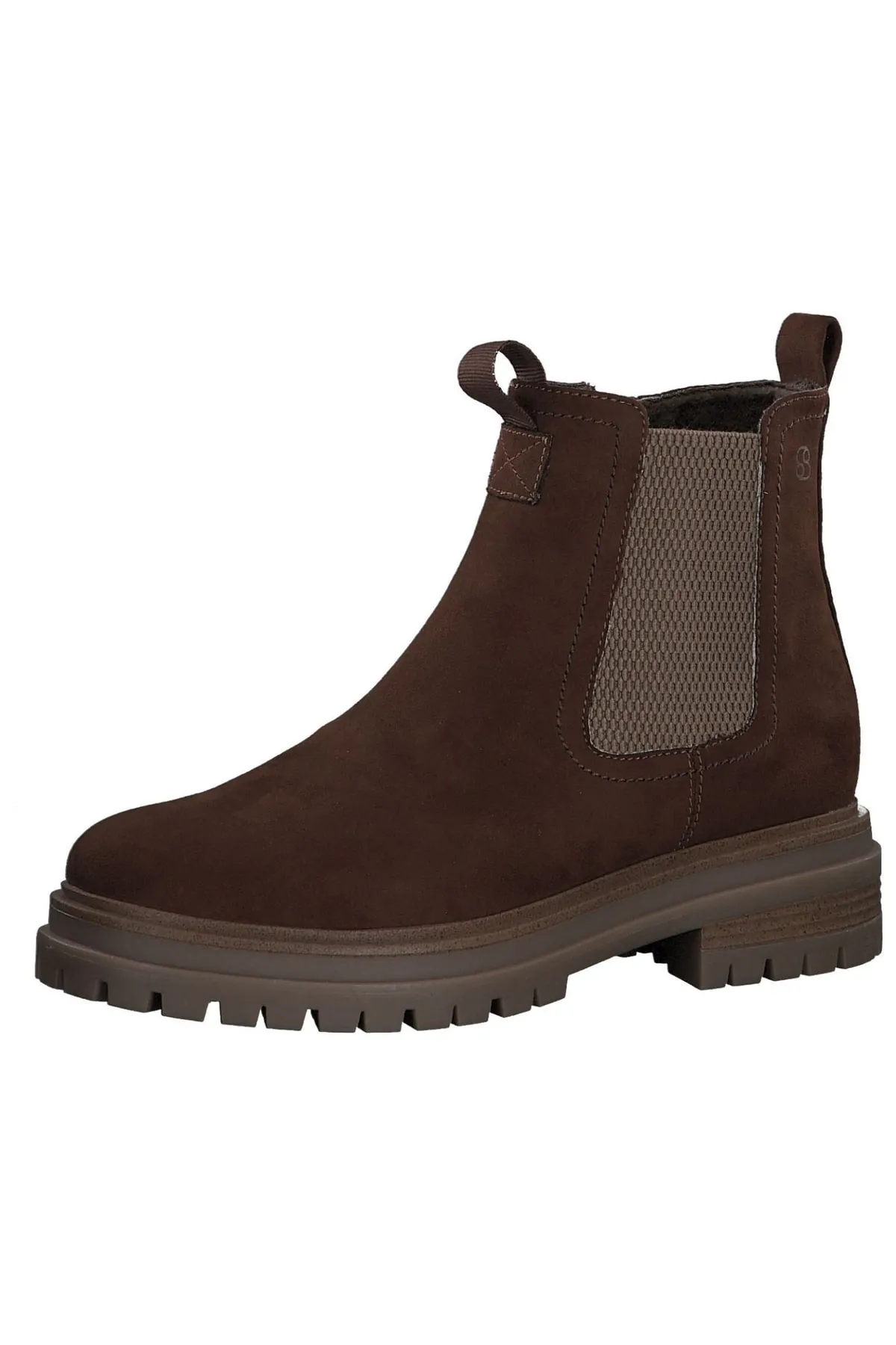 s.Oliver  Stiefelette - Braun - Blockabsatz