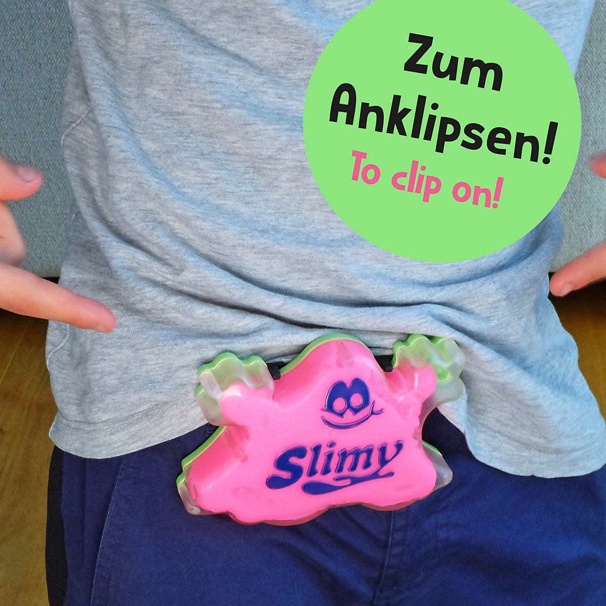 SLIMY® Mega Elastic 150g - Original Mega Slime Spielmasse für Spielspaß mit superdehnbarem Schleim in der Original Slimy Dose
