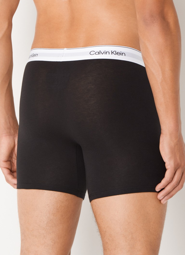 Calvin Klein Boxer Shorts with logo waistband in a 3-pack