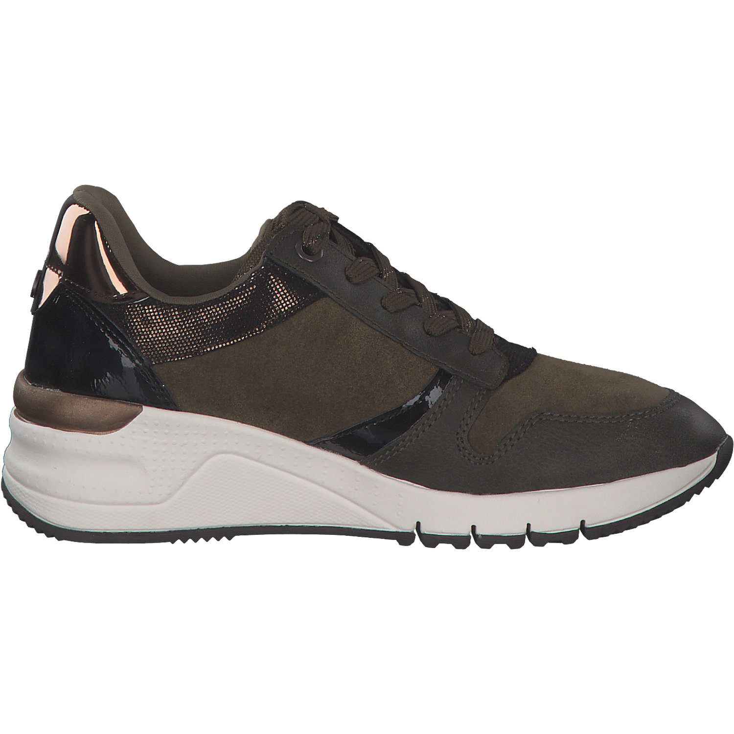 Tamaris 23702, Sneakers Low, Damen, KHAKI COMB