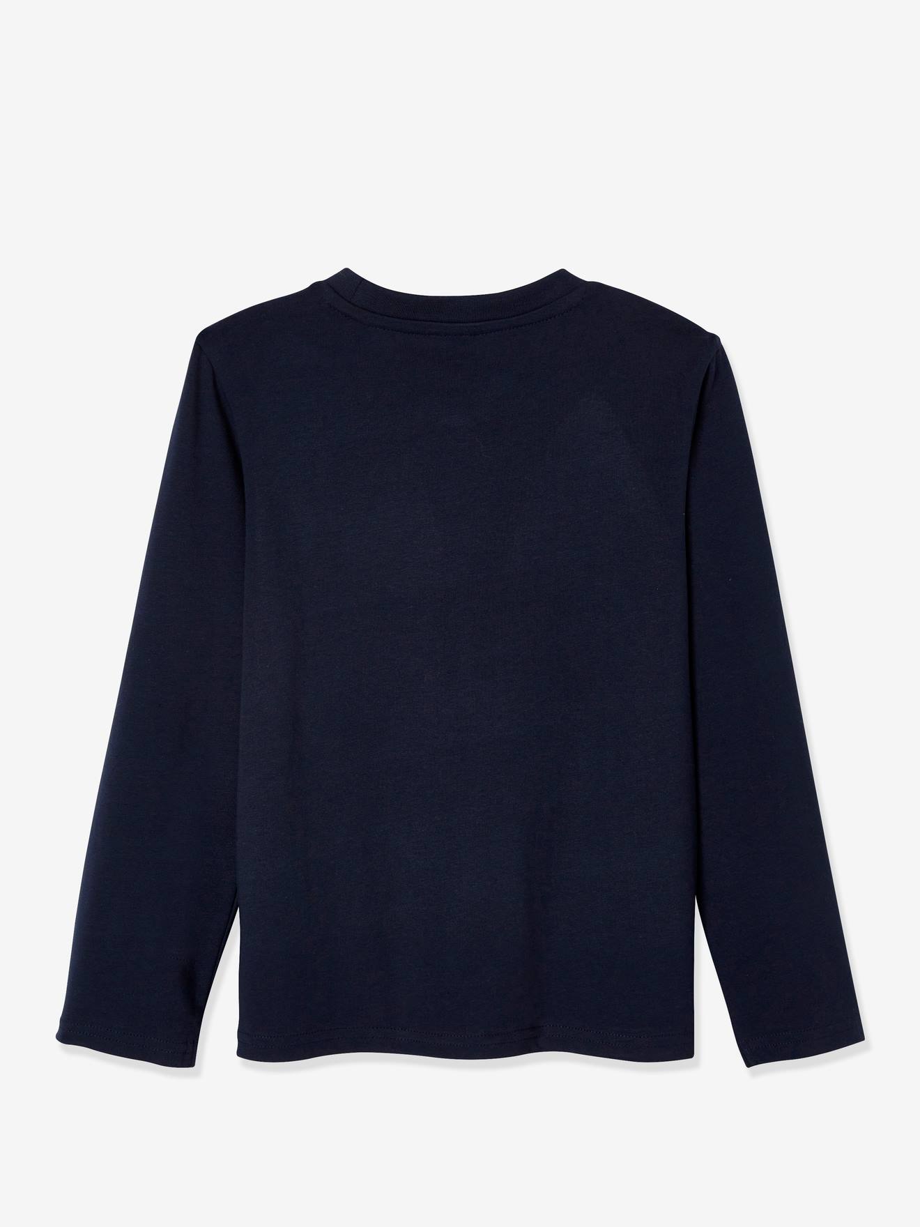 Vertbaudet 2er-Pack Jungen Schlafanzüge im Marine-Style BASIC Oeko-Tex - nachtblau/kariert
