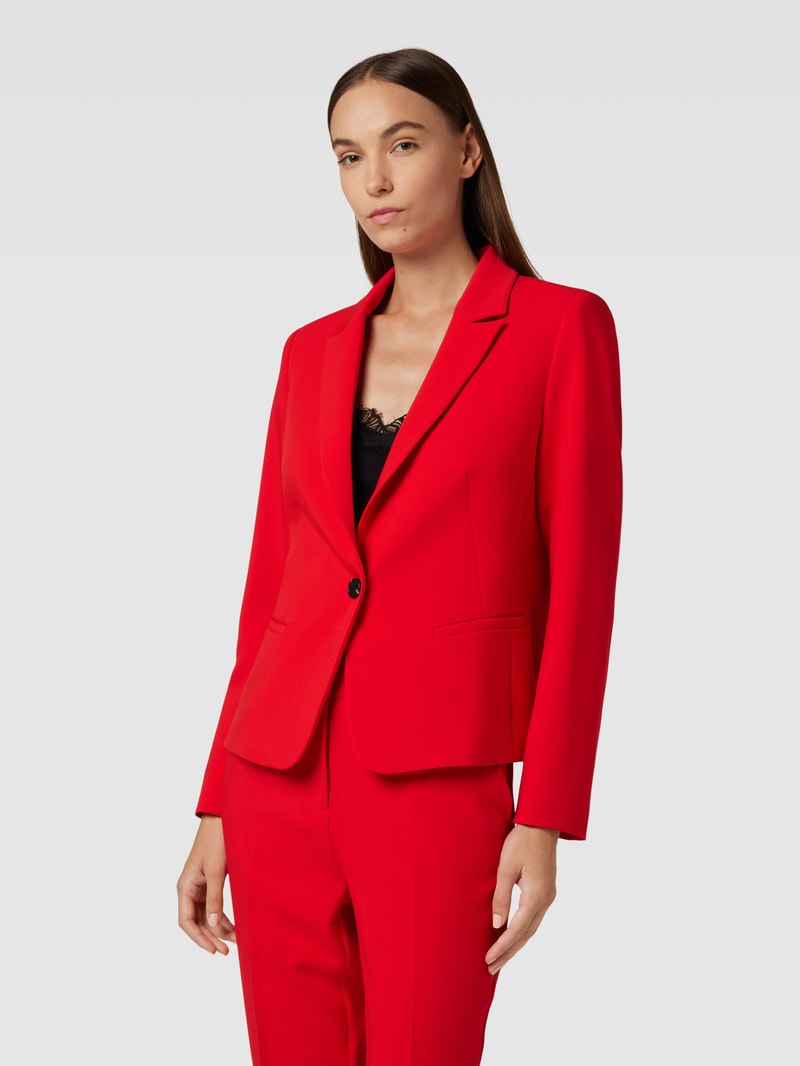 Blazer mit Knopfverschluss in rot