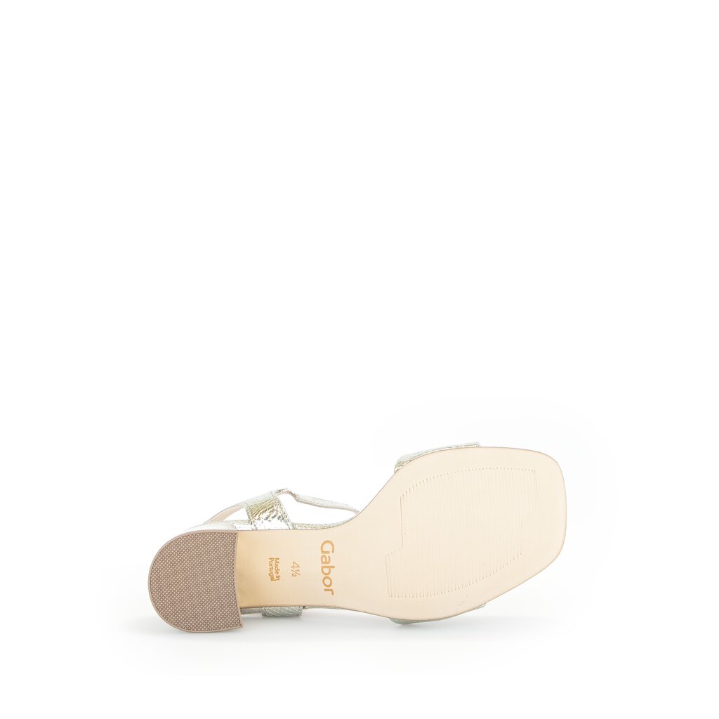 Gabor comfort Riemchensandale gold