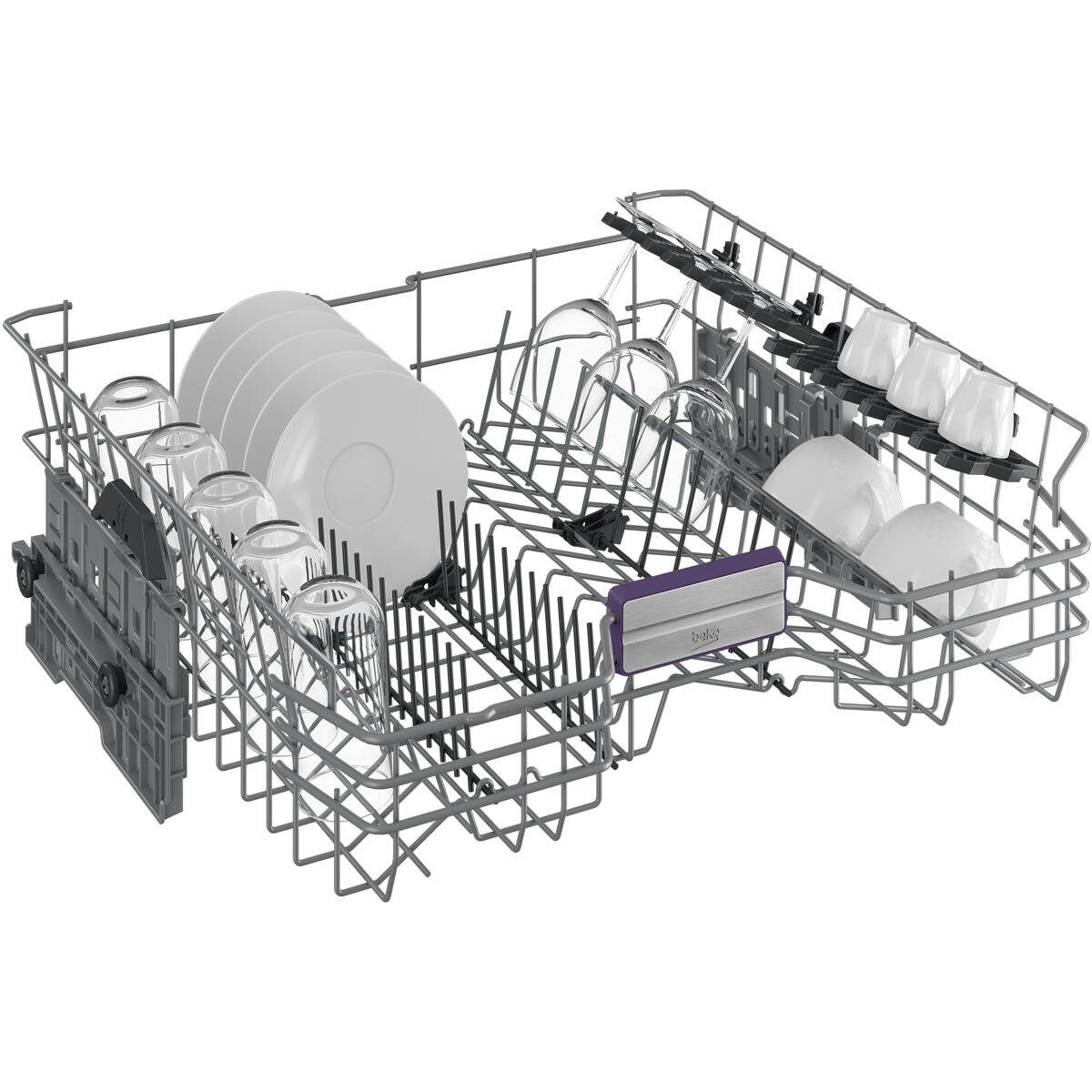 BEKO vollintegrierbarer Geschirrspüler, BDIN38650C, 16 Maßgedecke