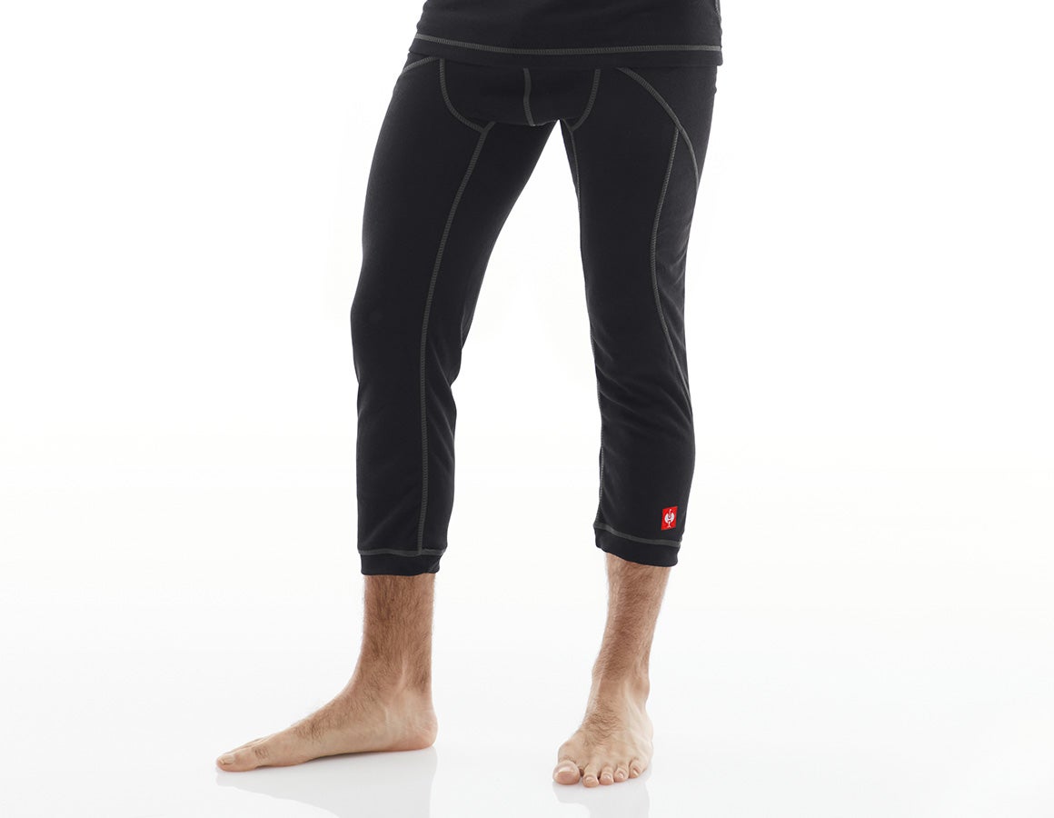 e.s. Funktions-3/4 Pants basis-warm