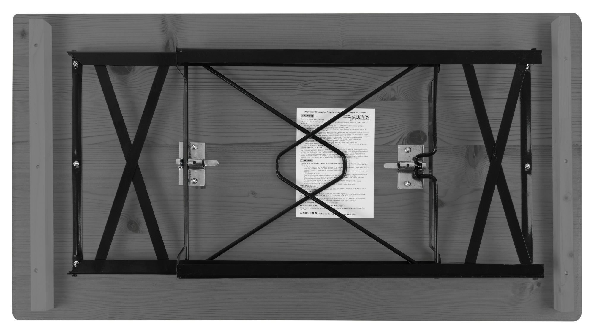Stagecaptain Bierzeltgarnitur BBEU-110 Hirschgarten Bierzeltgarnitur für Balkon 110 cm - 5 x Set, (15-tlg)