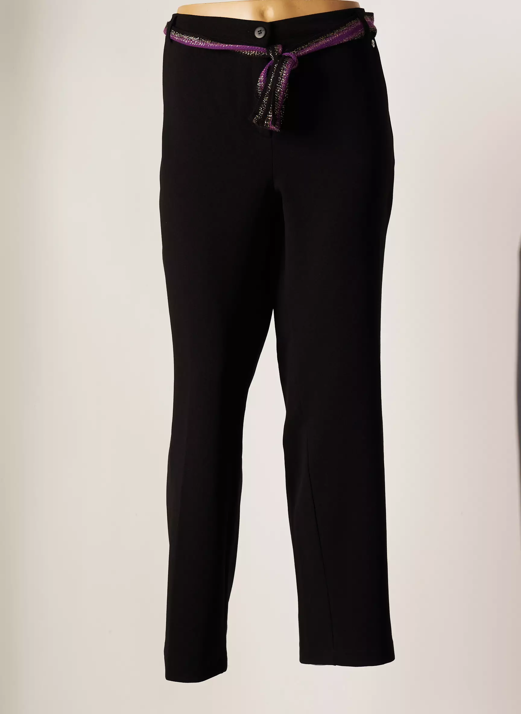 Fred Sabatier Pantalons Droits Femme couleur noir