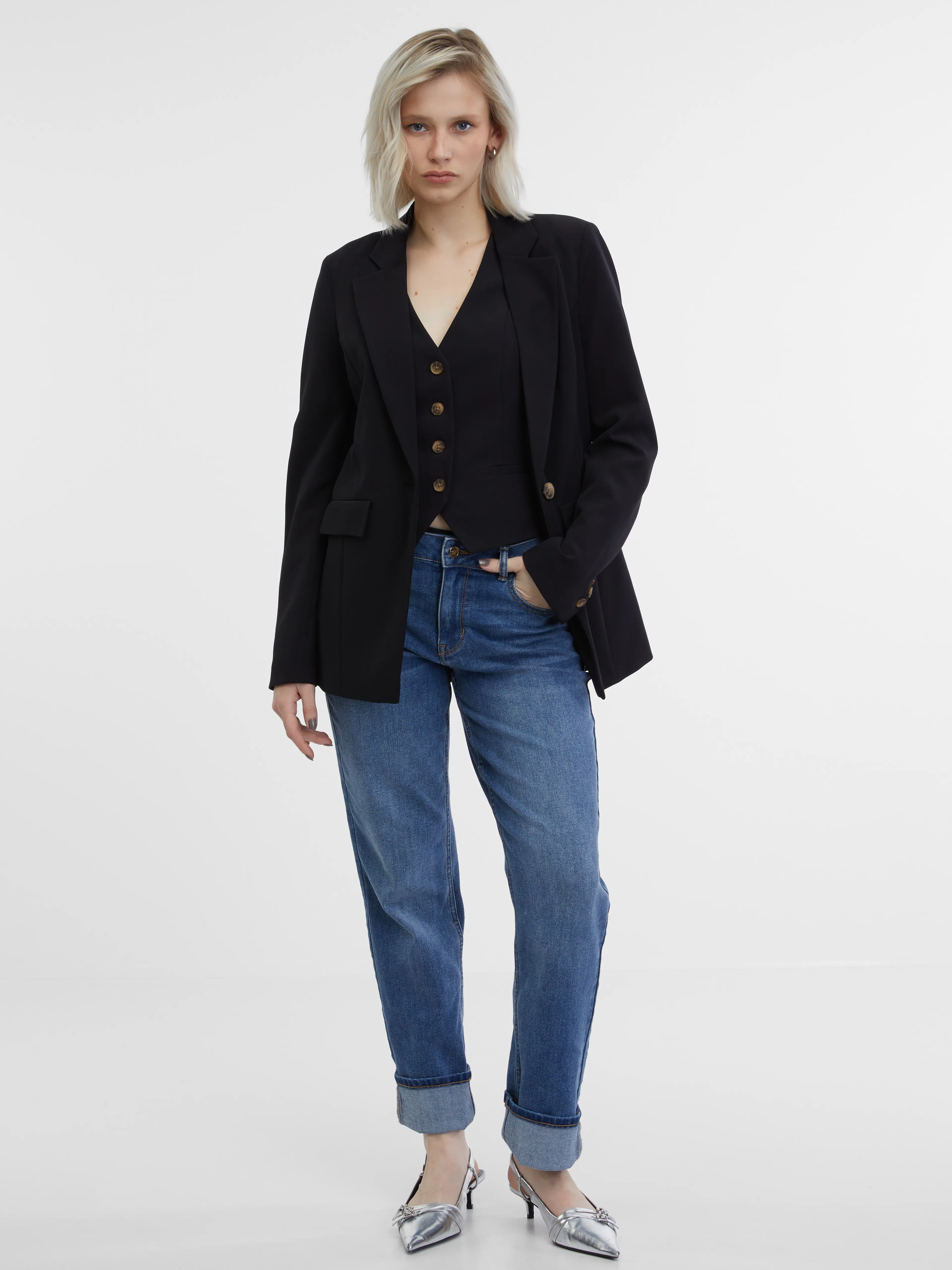 Schwarze Damenjacke ORSAY