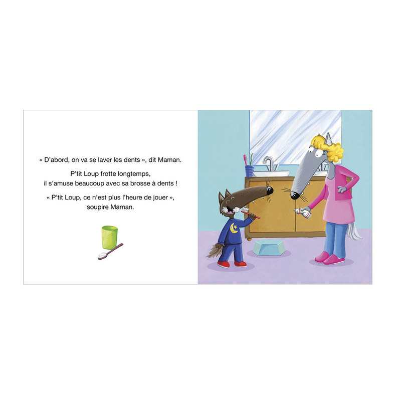 Livre P'tit loup ne veut pas dormir - Auzou